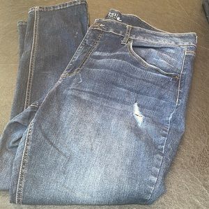 Time and Tru distressed skinny jeans